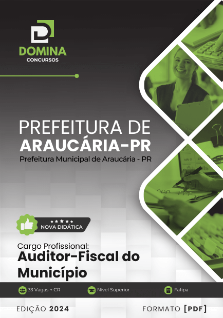 Apostila Auditor Fiscal do Município Araucária PR 2024