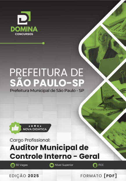 Apostila Auditor Controle Interno Geral São Paulo SP 2025