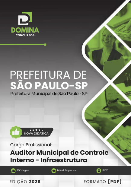 Apostila Auditor Controle Interno Infraestrutura São Paulo SP 2025