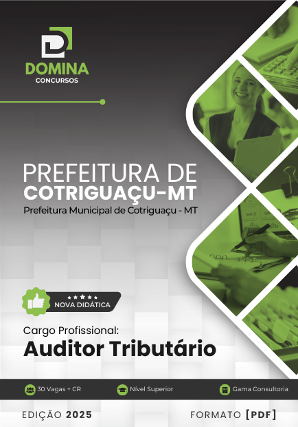 Apostila Auditor Tributário Cotriguaçu MT 2025