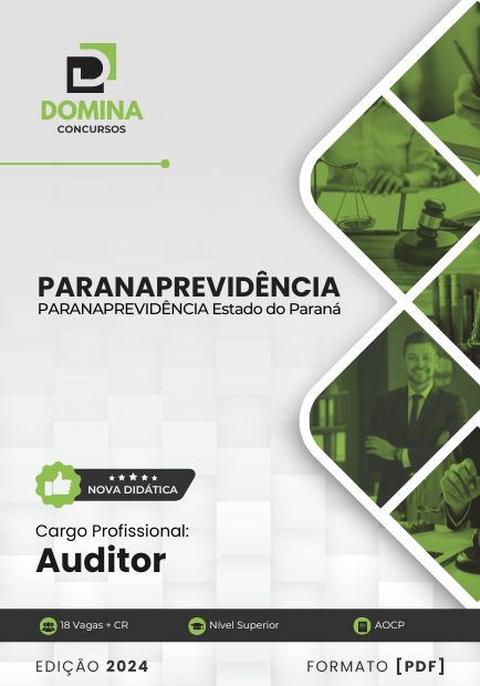 Apostila Auditor PARANAPREVIDÊNCIA PR 2024