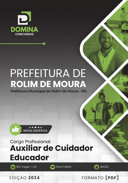 Apostila Auxiliar de Cuidador Educador Rolim de Moura RO 2024