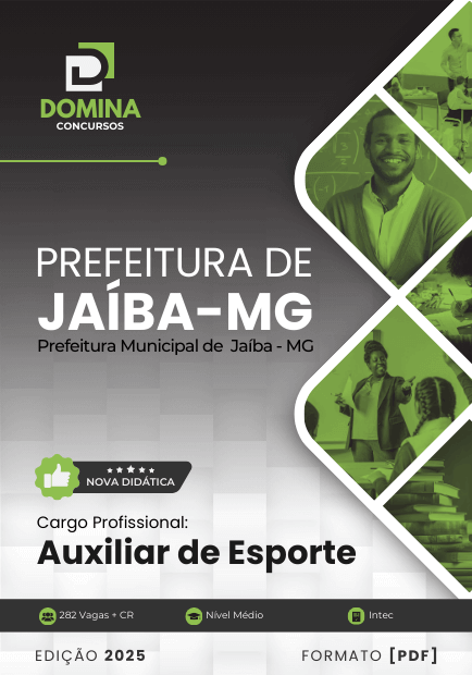 Apostila Auxiliar de Esporte Jaíba MG 2025