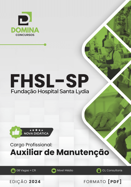 Apostila Auxiliar de Manutenção FHSL SP 2024