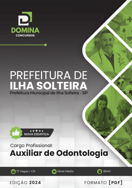 Apostila Auxiliar Odontologia Ilha Solteira SP 2025