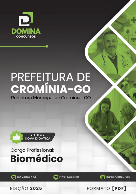 Apostila Biomédico Cromínia GO 2025