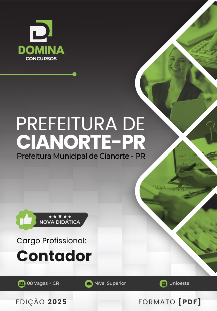 Apostila Contador Cianorte PR 2024