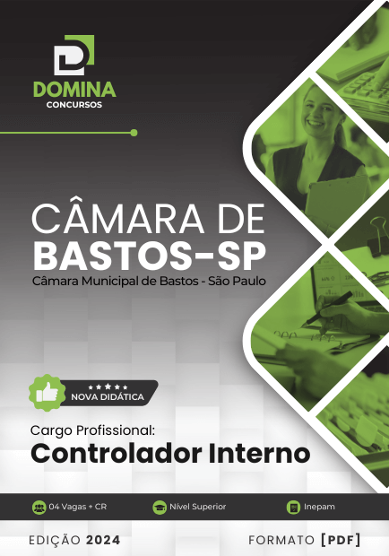 Apostila Controlador Interno Câmara Bastos SP 2024