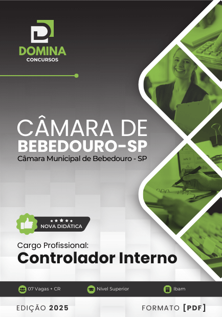 Apostila Controlador Interno Câmara Bebedouro SP 2025