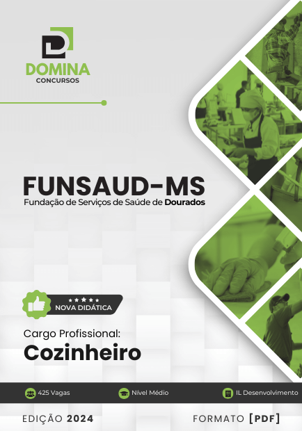 Apostila Cozinheiro FUNSAUD MS 2025