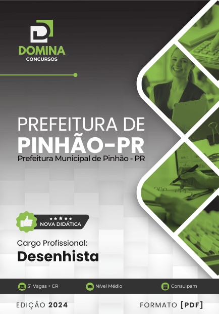 Apostila Desenhista Pinhão PR 2024