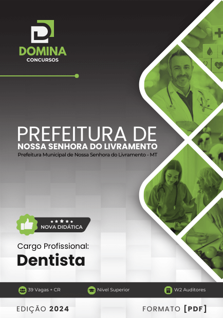 Apostila Dentista Nossa Senhora do Livramento MT 2024