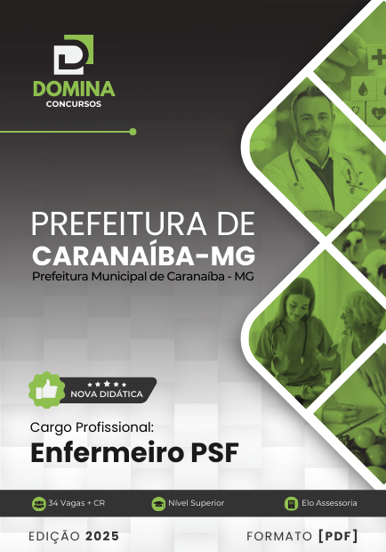 Apostila Enfermeiro PSF Prefeitura Caranaíba MG 2024