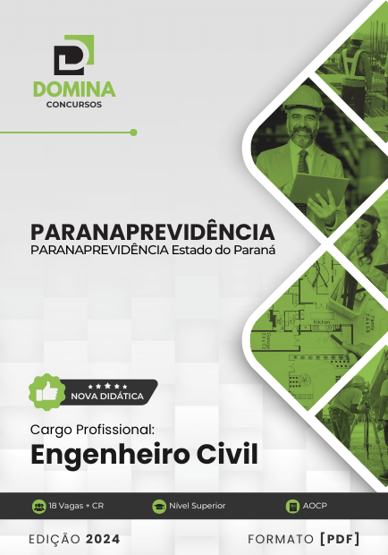 Apostila Engenheiro Civil PARANAPREVIDÊNCIA PR 2024