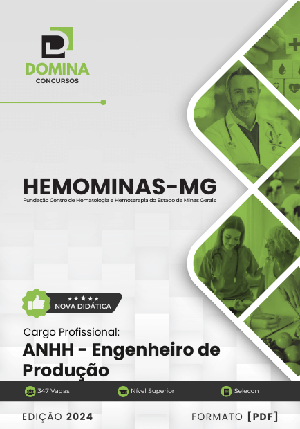 Apostila ANHH Engenheiro de Produção Hemominas MG 2024