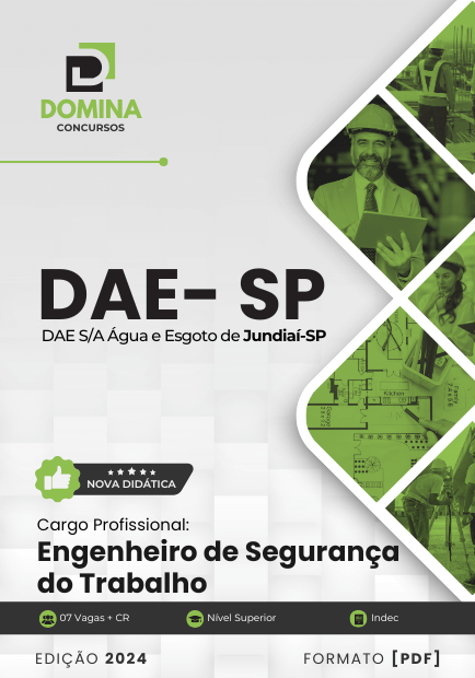 Apostila Engenheiro Segurança Trabalho DAE Jundiaí SP 2024