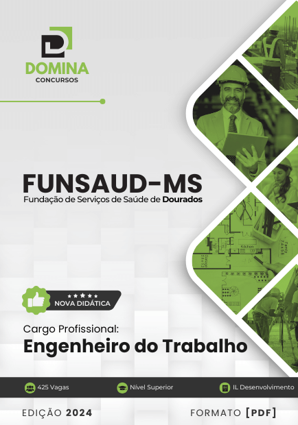 Apostila Engenheiro Trabalho FUNSAUD MS 2025