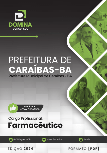 Apostila Farmacêutico Caraíbas BA 2024