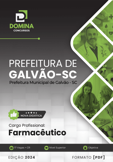 Apostila Farmacêutico Prefeitura de Galvão SC 2025