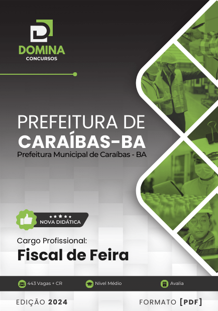 Apostila Fiscal de Feira Caraíbas BA 2024