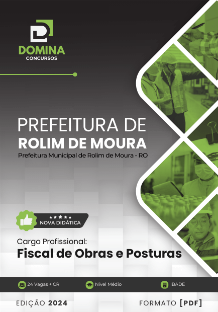 Apostila Fiscal de Obras e Posturas Rolim de Moura RO 2024