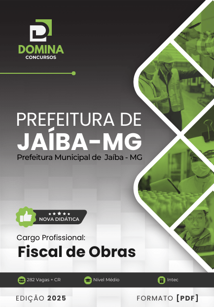 Apostila Fiscal de Obras Jaíba MG 2025