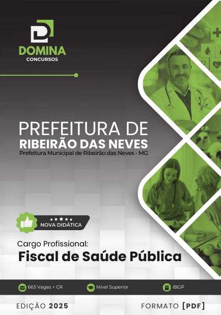 Apostila Fiscal de Saúde Pública Ribeirão das Neves MG 2025