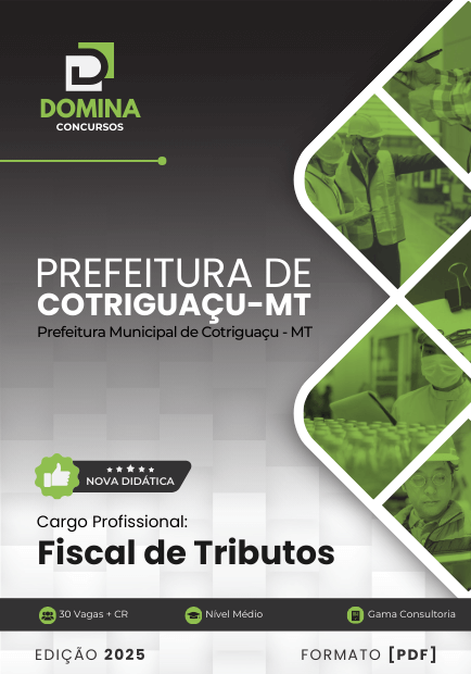 Apostila Fiscal de Tributos Cotriguaçu MT 2025