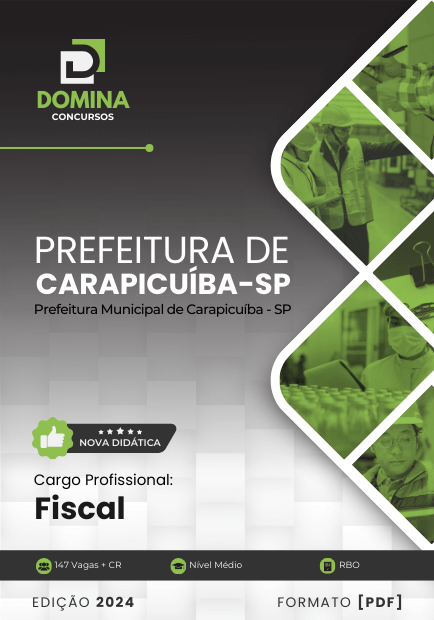 Apostila Fiscal Carapicuíba SP 2024