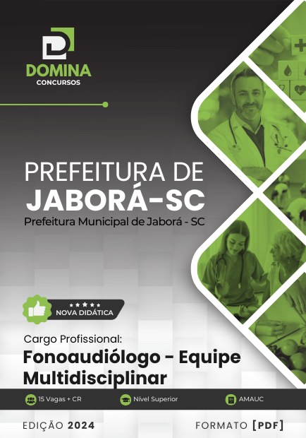 Apostila Fonoaudiólogo Jaborá SC 2024