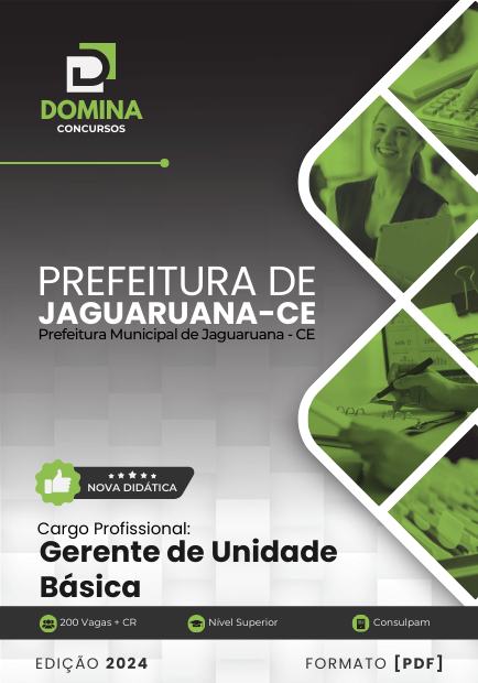 Apostila Gerente Unidade Básica Prefeitura Jaguaruana CE 2024