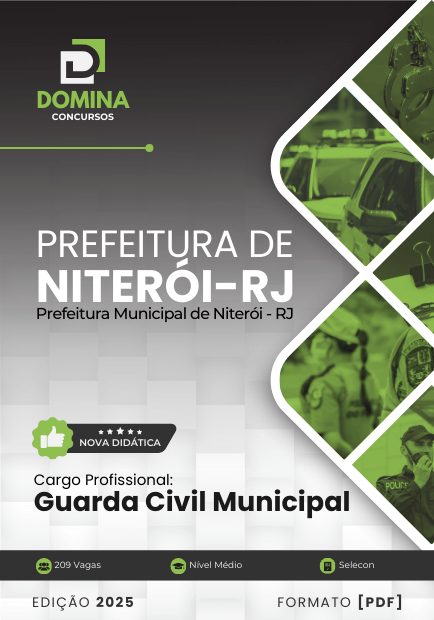 Apostila Guarda Civil Municipal Niterói RJ 2025