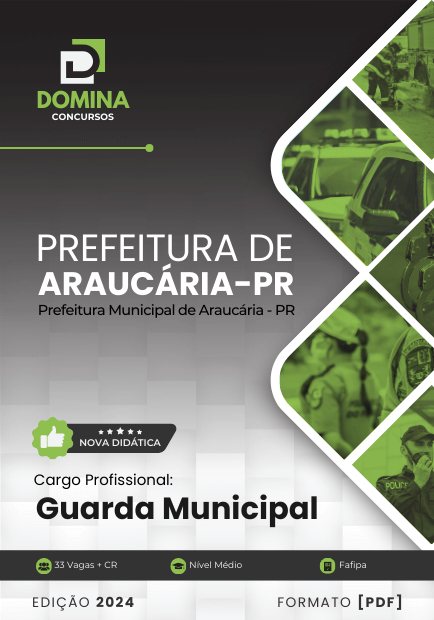 Apostila Guarda Municipal Araucária PR 2024