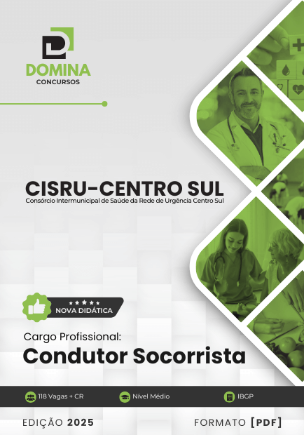 Apostila Condutor Socorrista CISRU SAMU MG 2025