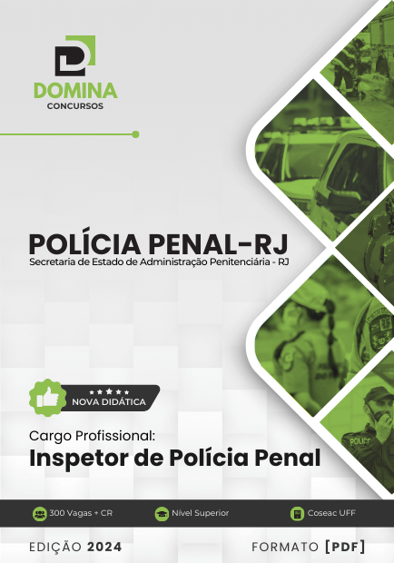 Apostila Inspetor Polícia Penal RJ 2024