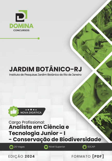 Apostila Analista em Biodiversidade Jardim Botânico RJ 2024