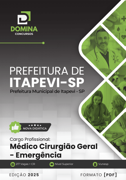 Apostila Médico Cirurgião Geral Itapevi SP 2025