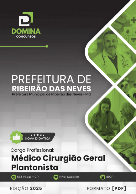 Apostila Médico Cirurgião Geral Ribeirão das Neves MG 2025