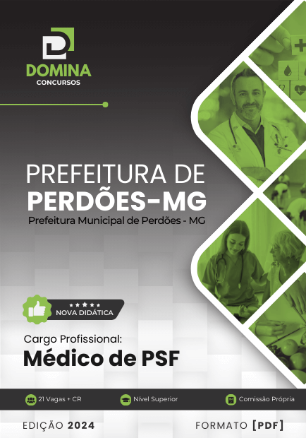 Apostila Médico PSF Prefeitura de Perdões MG 2024