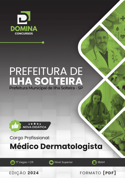 Apostila Médico Dermatologista Ilha Solteira SP 2025