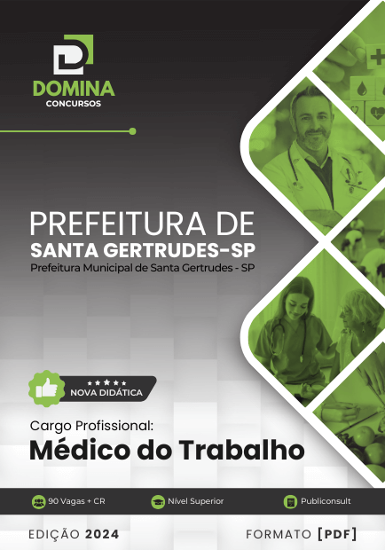 Apostila Médico do Trabalho Santa Gertrudes SP 2024