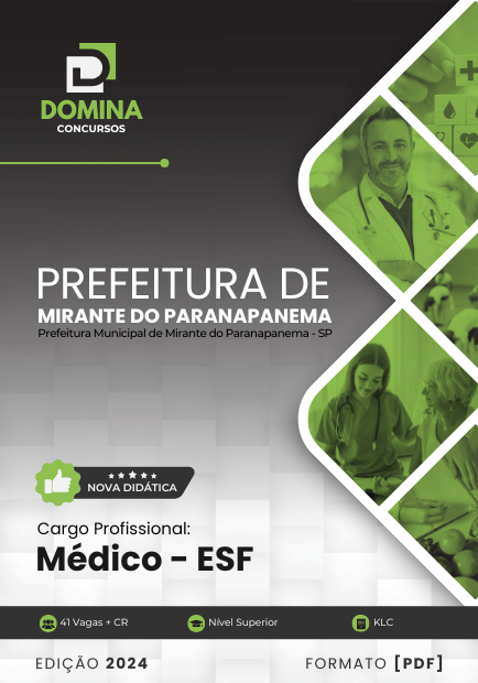 Apostila Médico ESF Mirante do Paranapanema SP 2024