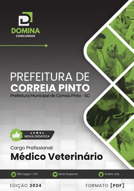 Apostila Médico Veterinário Correia Pinto SC 2024