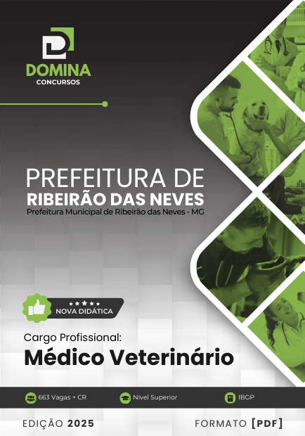 Apostila Médico Veterinário Ribeirão das Neves MG 2025