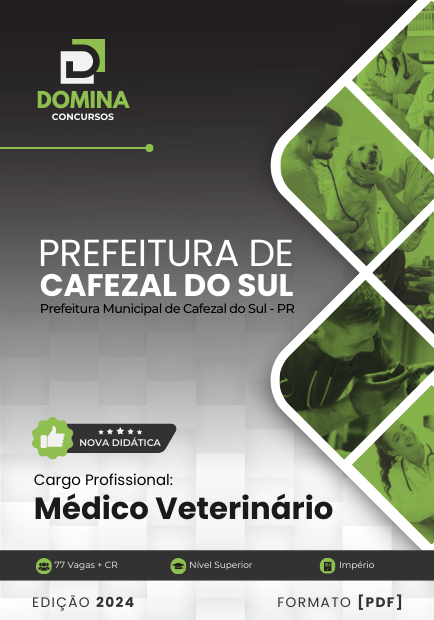 Apostila Médico Veterinário Prefeitura Cafezal do Sul PR 2024