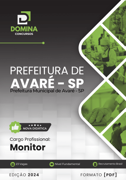 Apostila Monitor Avaré SP 2024