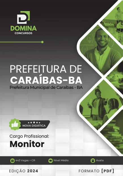 Apostila Monitor Caraíbas BA 2024