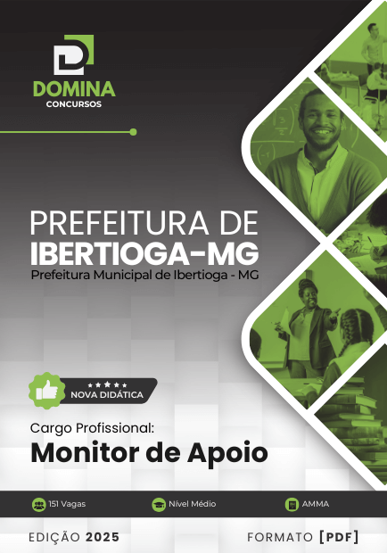 Apostila Monitor de Apoio Ibertioga MG 2025