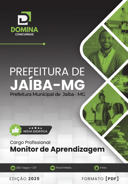 Apostila Monitor de Aprendizagem Jaíba MG 2025