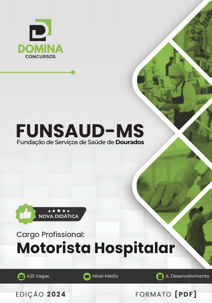 Apostila Motorista Hospitalar FUNSAUD MS 2025